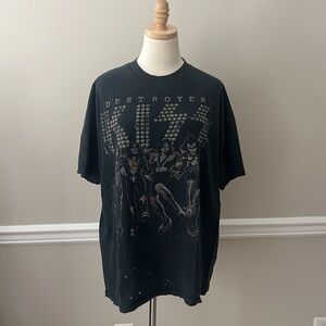 Kiss vintage band tee